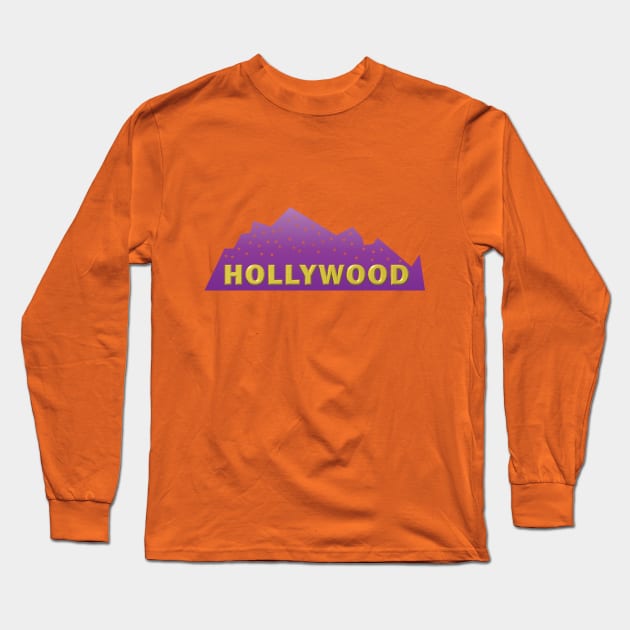 Hollywood Star Long Sleeve T-Shirt by Garbu